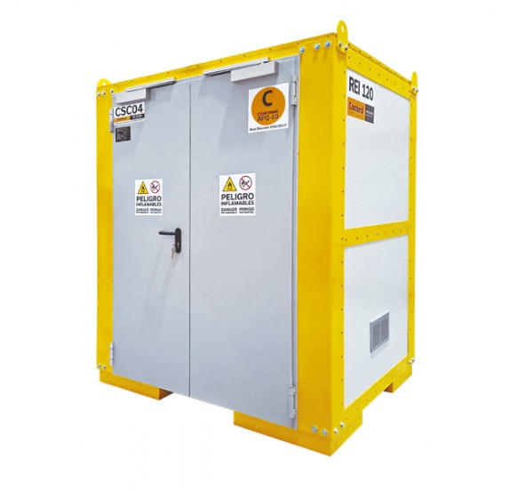 Compact containers for drums and IBCs